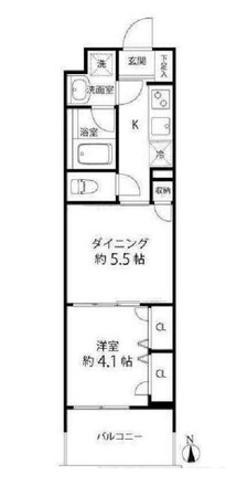 デュオステージ白金高輪(DuoStage白金高輪)の物件間取画像